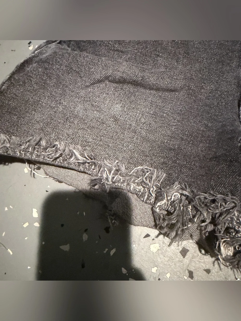 Gap Black & Grey Denim Shorts